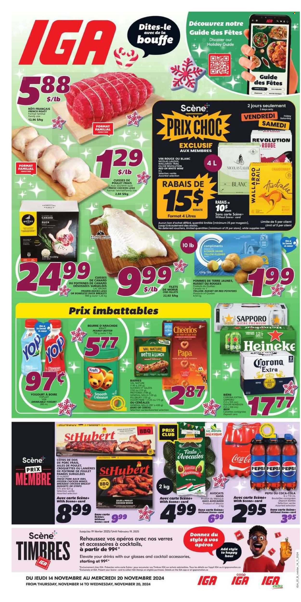 IGA flyer - November 14, 2024 - November 20, 2024. Page 1