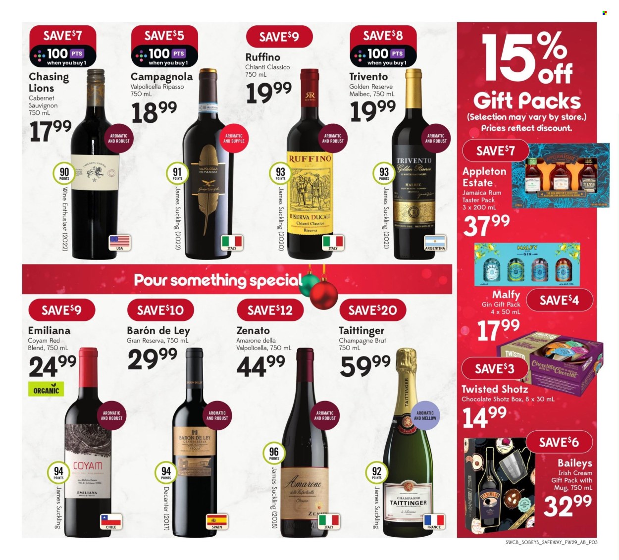 Sobeys Liquor flyer - November 14, 2024 - November 20, 2024. Page 1