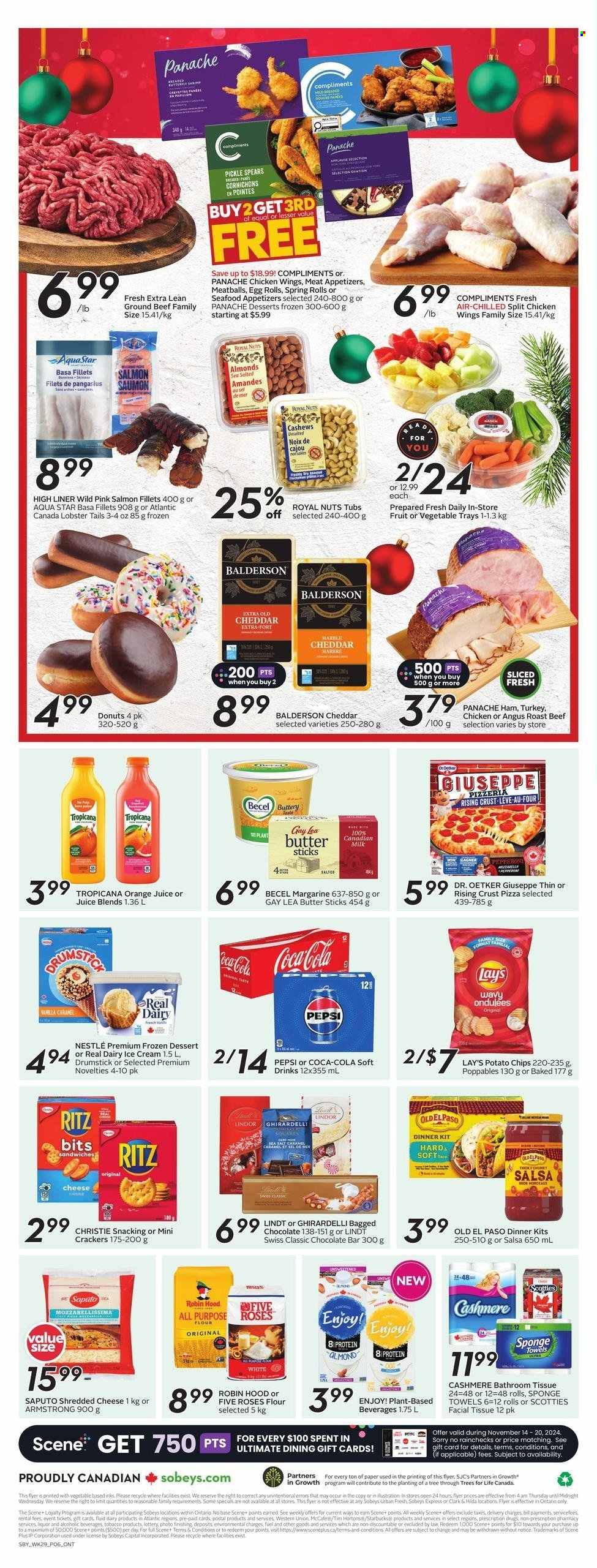 Sobeys flyer - November 14, 2024 - November 20, 2024. Page 1