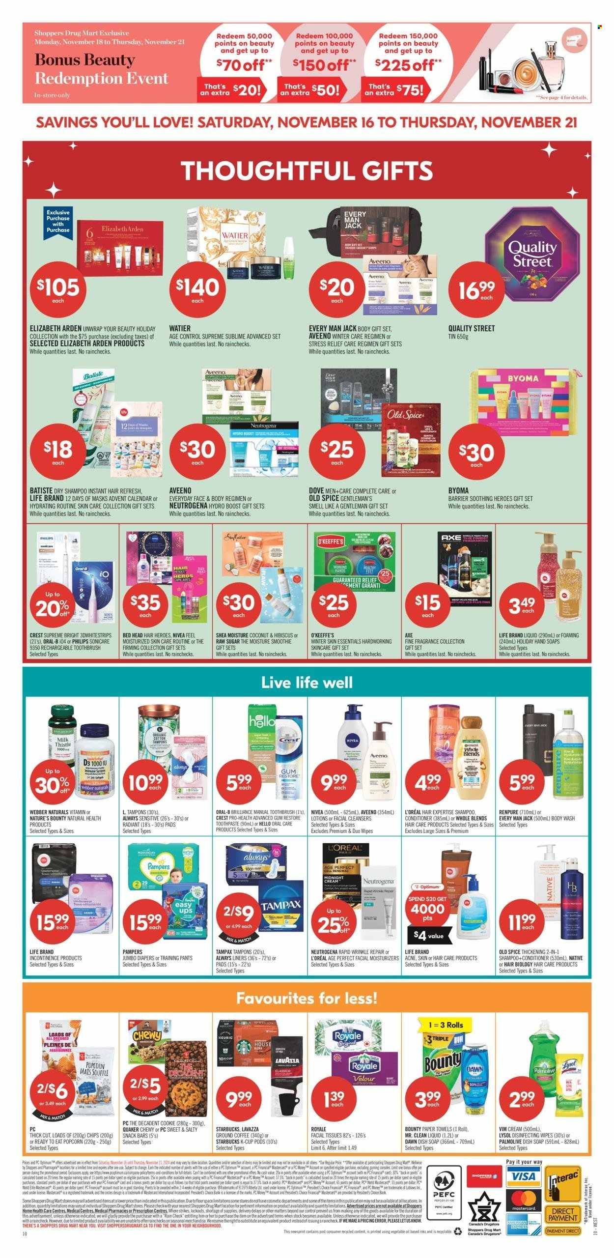 Shoppers Drug Mart flyer - November 16, 2024 - November 21, 2024. Page 1