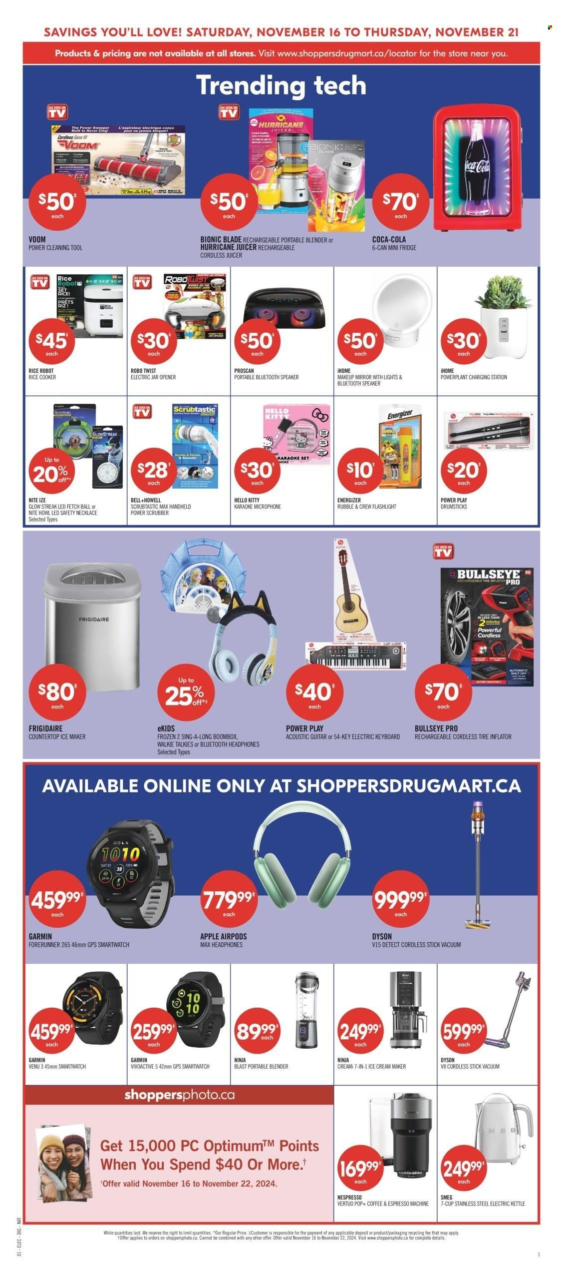 Shoppers Drug Mart flyer - November 16, 2024 - November 21, 2024. Page 1