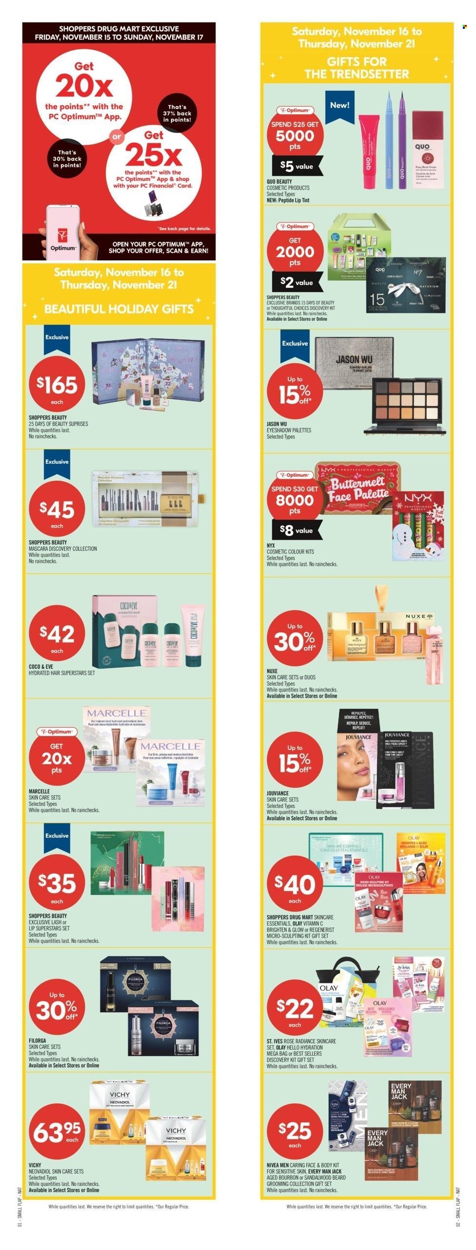 Shoppers Drug Mart flyer - November 16, 2024 - November 21, 2024. Page 1