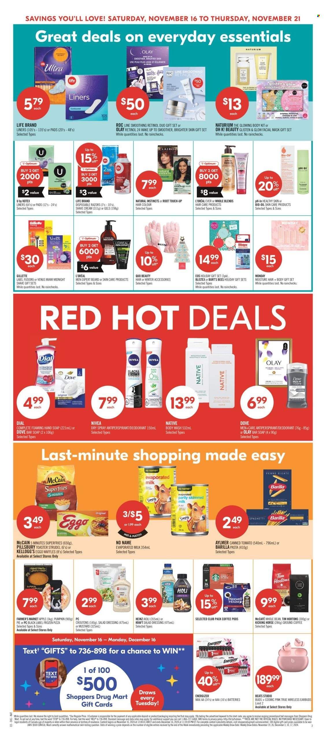 Shoppers Drug Mart flyer - November 16, 2024 - November 21, 2024. Page 1