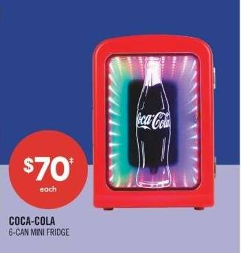 COCA-COLA 6-CAN MINI FRIDGE