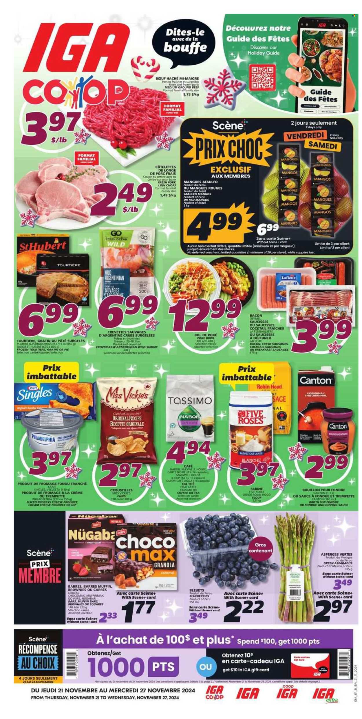 IGA flyer - November 21, 2024 - November 27, 2024. Page 1