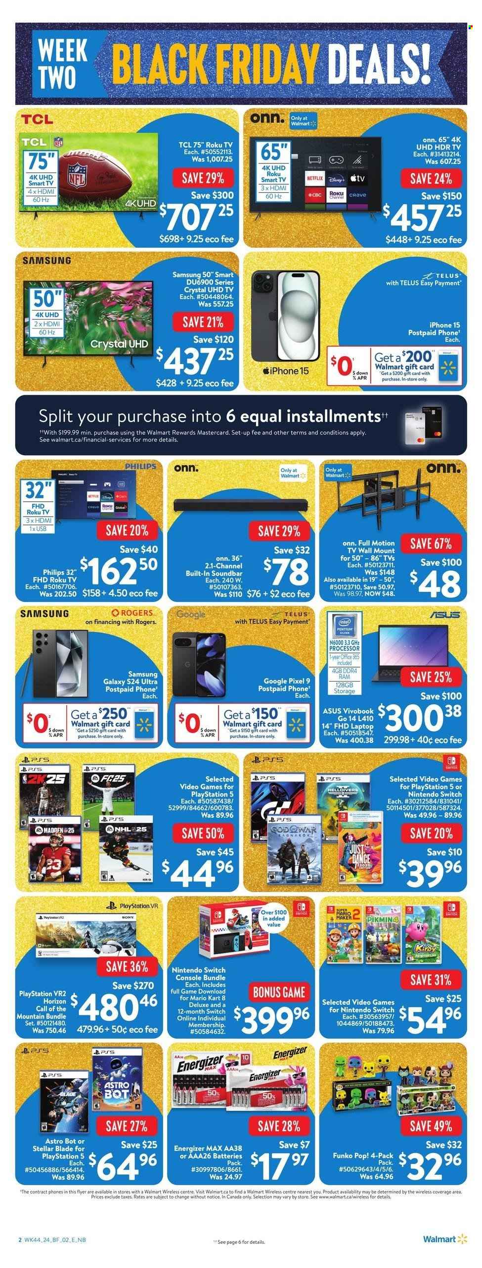 Walmart flyer - November 20, 2024 - November 27, 2024. Page 1