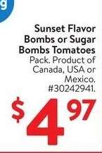 Sunset Flavor Bombs Tomatoes - pack. Product of Canada, USA or Mexico.
#30242941