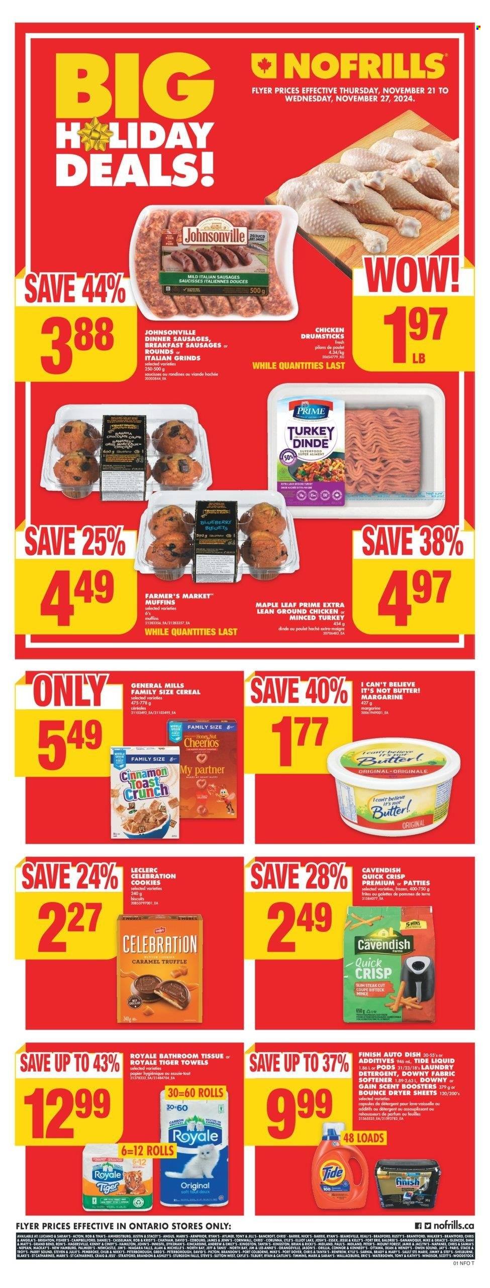 No Frills flyer - November 21, 2024 - November 27, 2024. Page 1