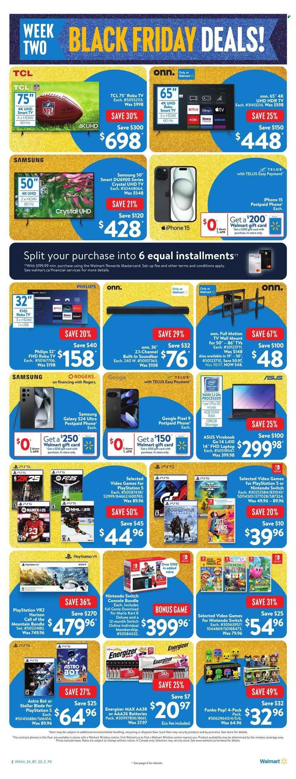 Walmart flyer - November 21, 2024 - November 27, 2024. Page 1