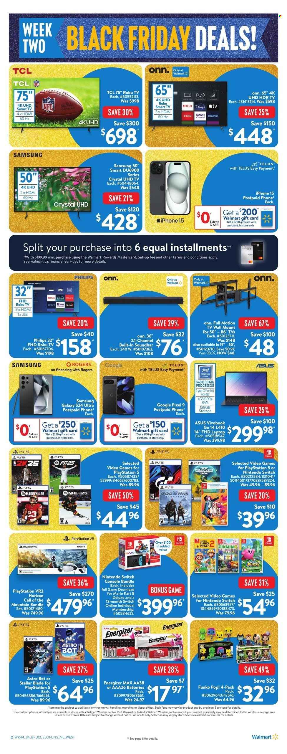 Walmart flyer - November 21, 2024 - November 27, 2024. Page 1