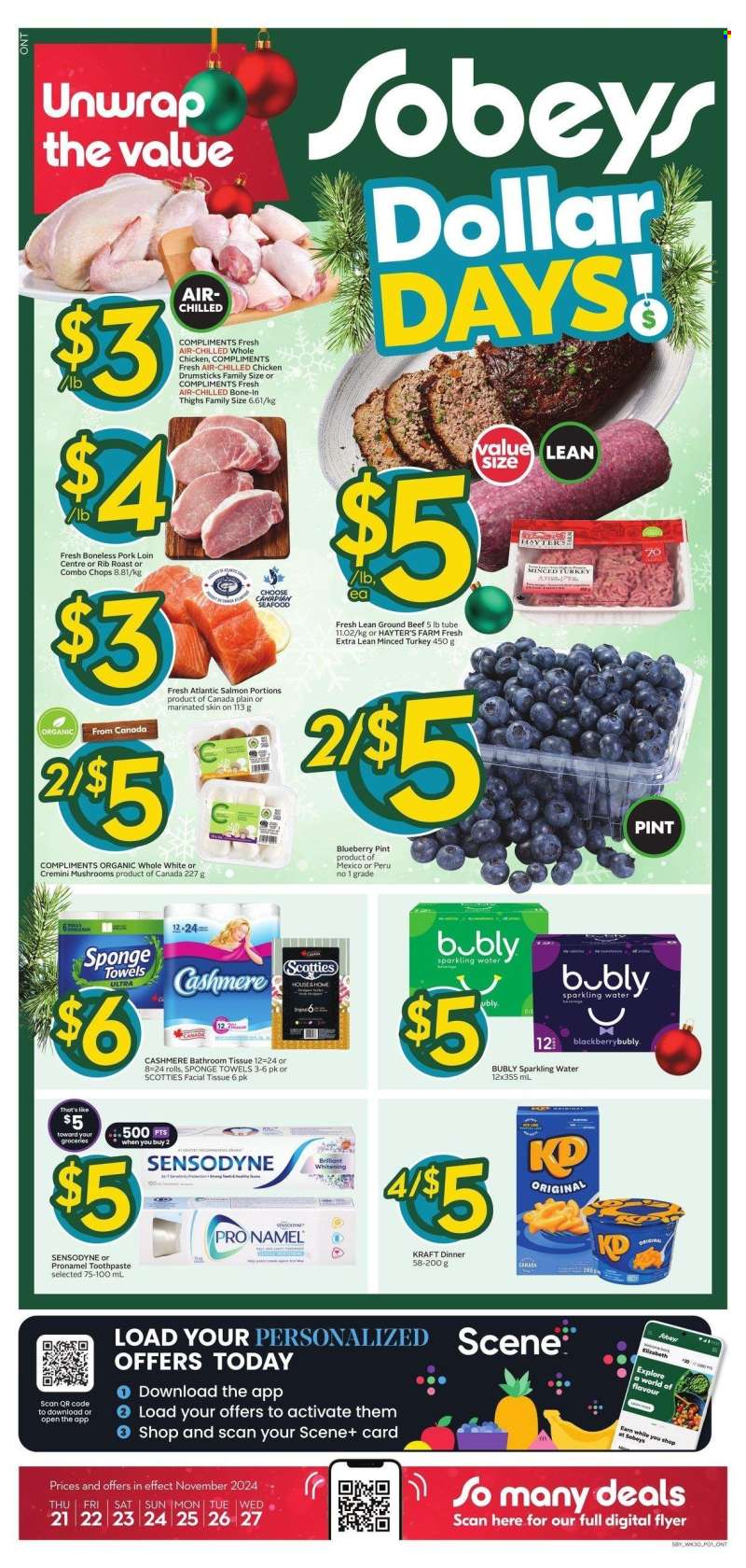 Sobeys Flyer - November 21, 2024 - November 27, 2024.