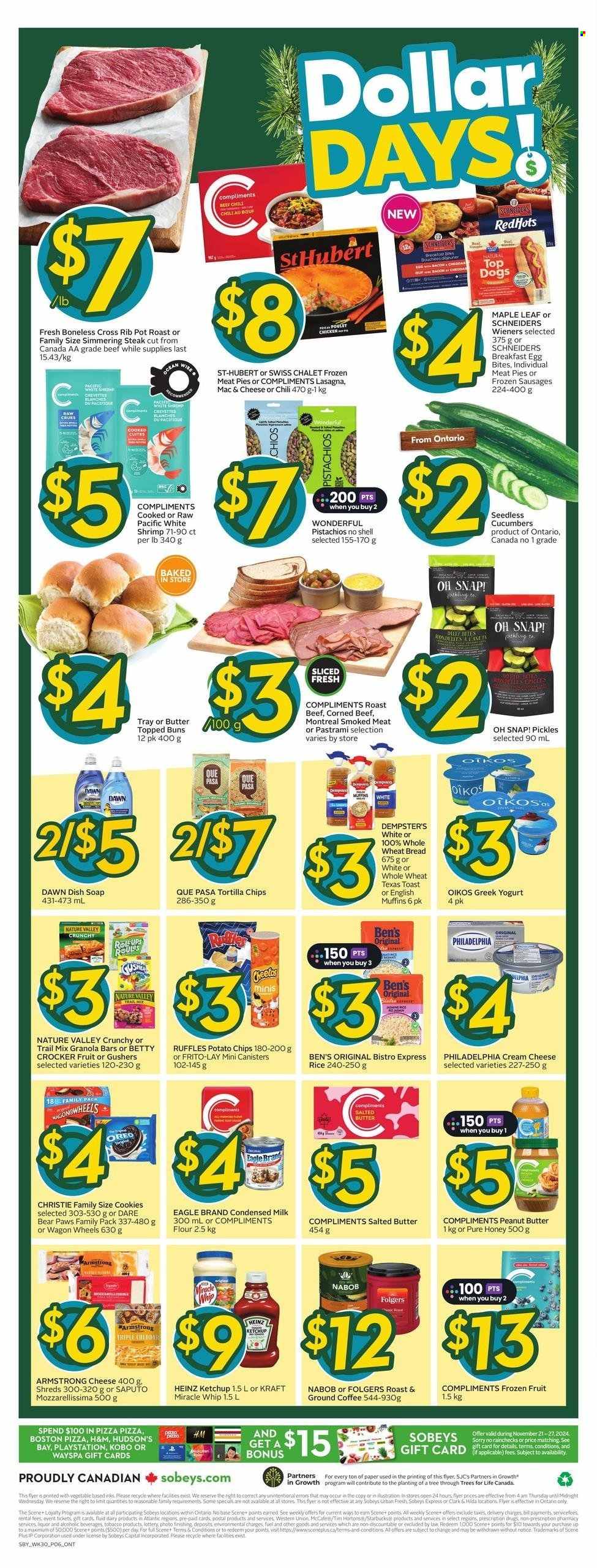 Sobeys flyer - November 21, 2024 - November 27, 2024. Page 1