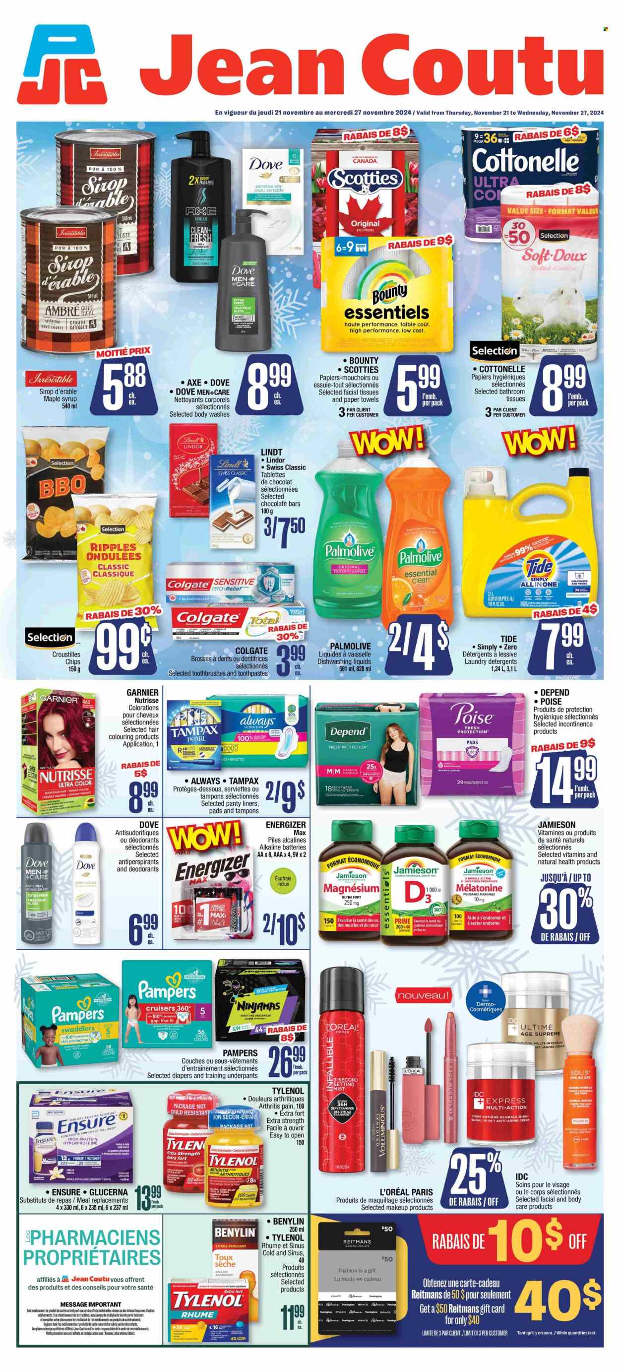 Jean Coutu flyer - November 21, 2024 - November 27, 2024. Page 1