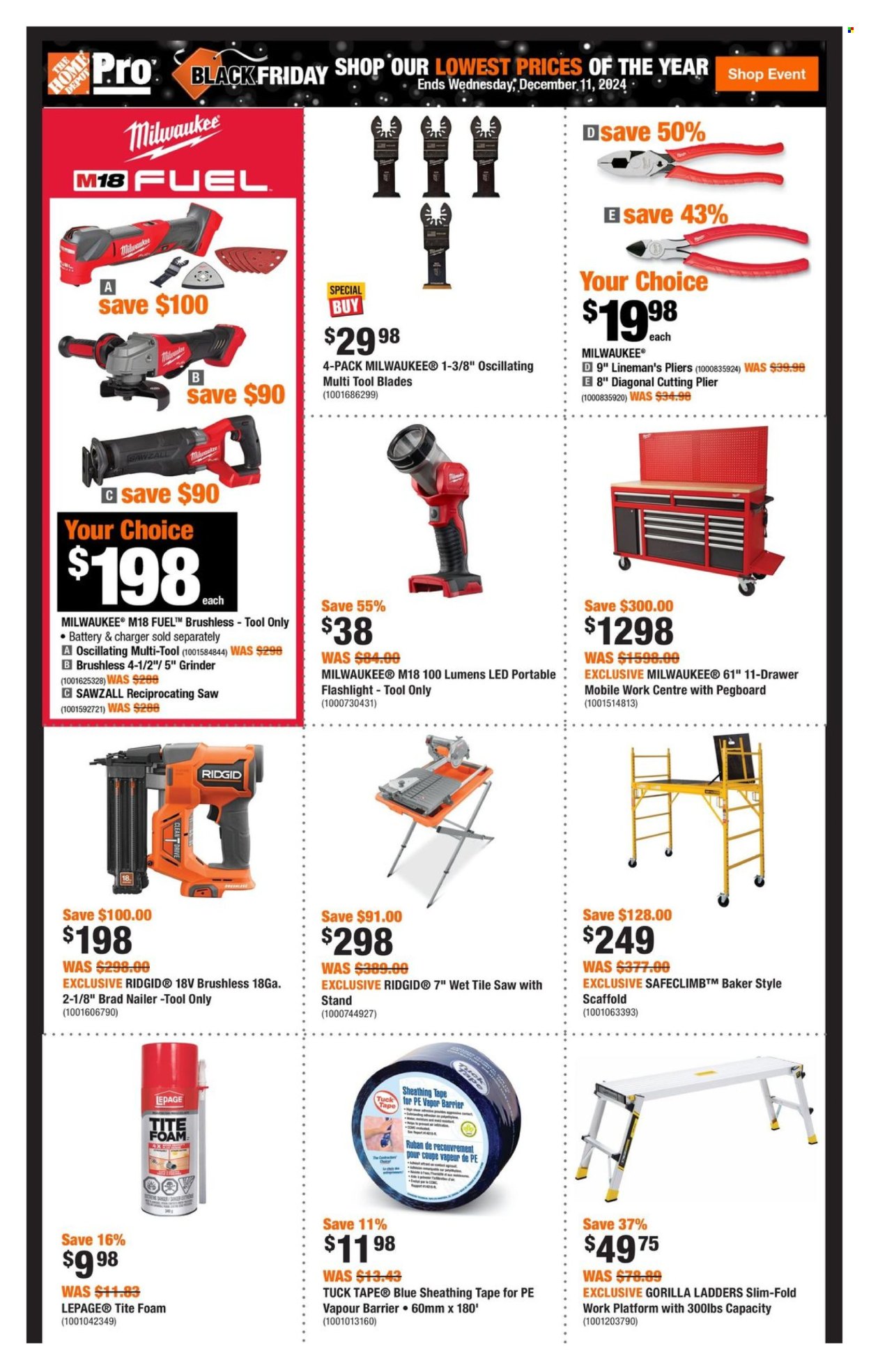 The Home Depot flyer - November 21, 2024 - November 27, 2024. Page 1