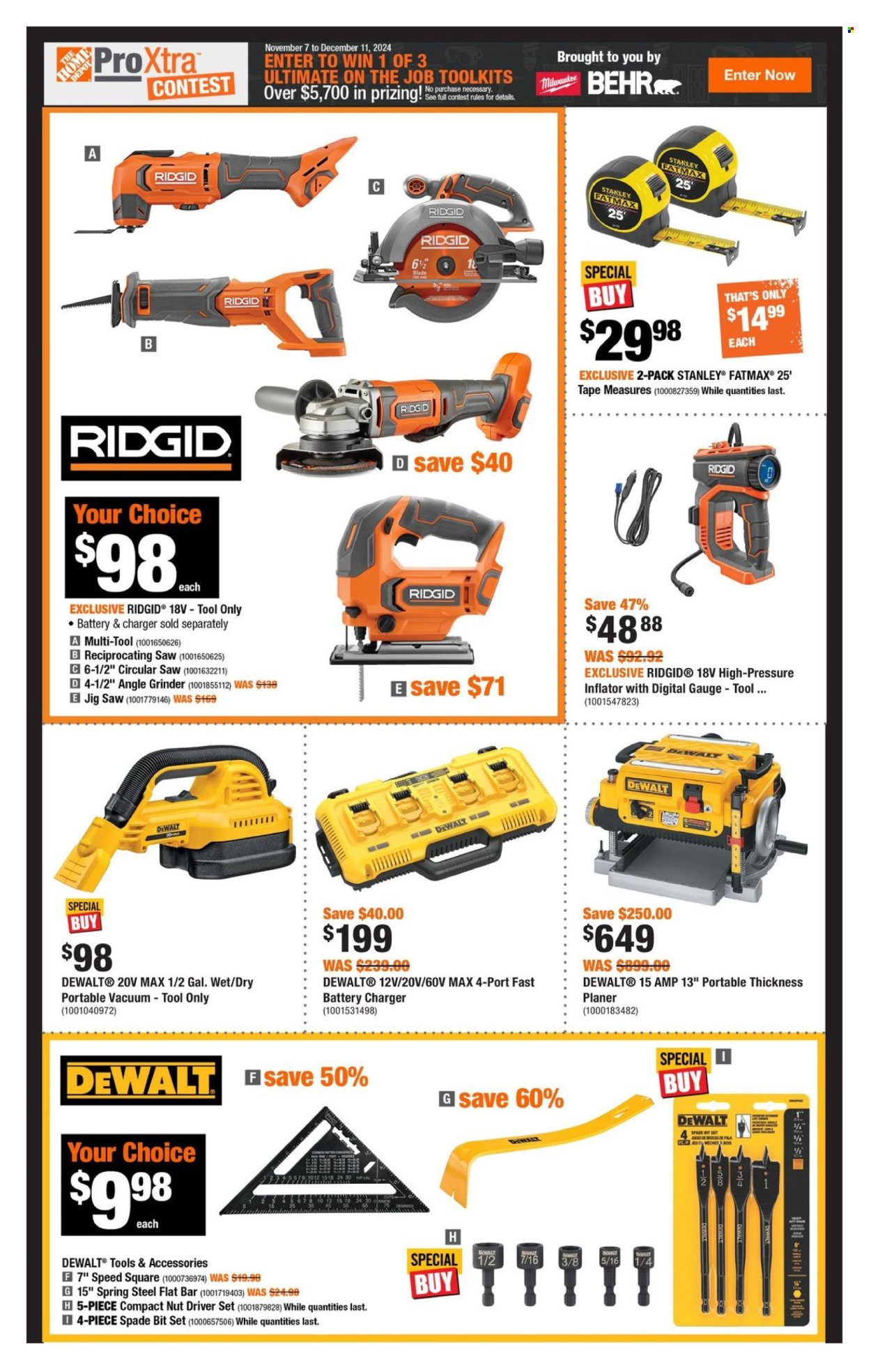 The Home Depot flyer - November 21, 2024 - November 27, 2024. Page 1