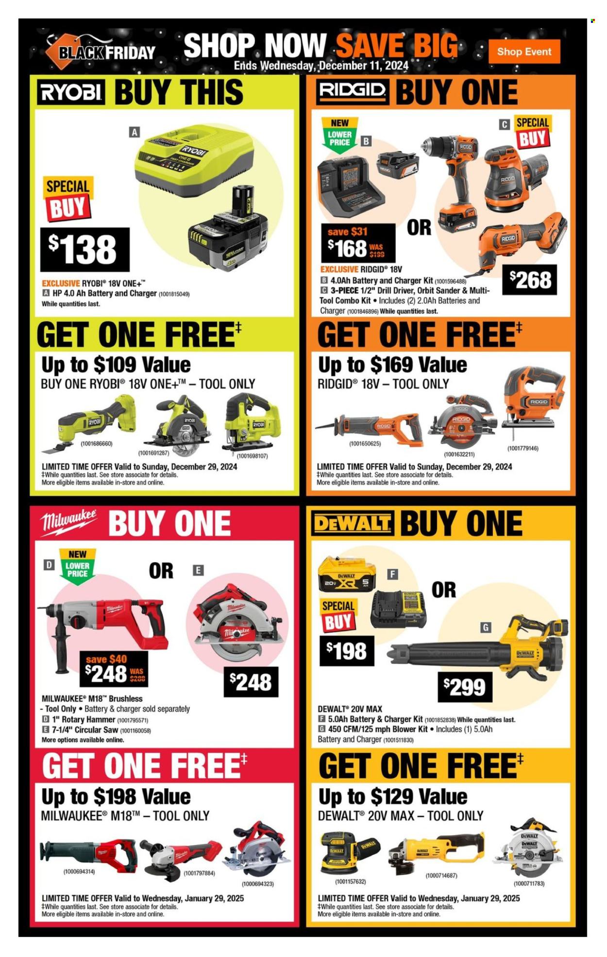 The Home Depot flyer - November 21, 2024 - November 27, 2024. Page 1