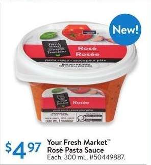 Your Fresh Market™ Rosé Pasta Sauce - Each. 300 mL. #50449887.