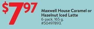 Maxwell House Caramel Iced Latte - 6-pack. 165 g. 50497893.