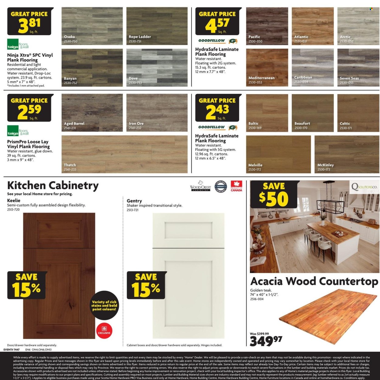 Home Hardware flyer - November 21, 2024 - December 04, 2024. Page 1