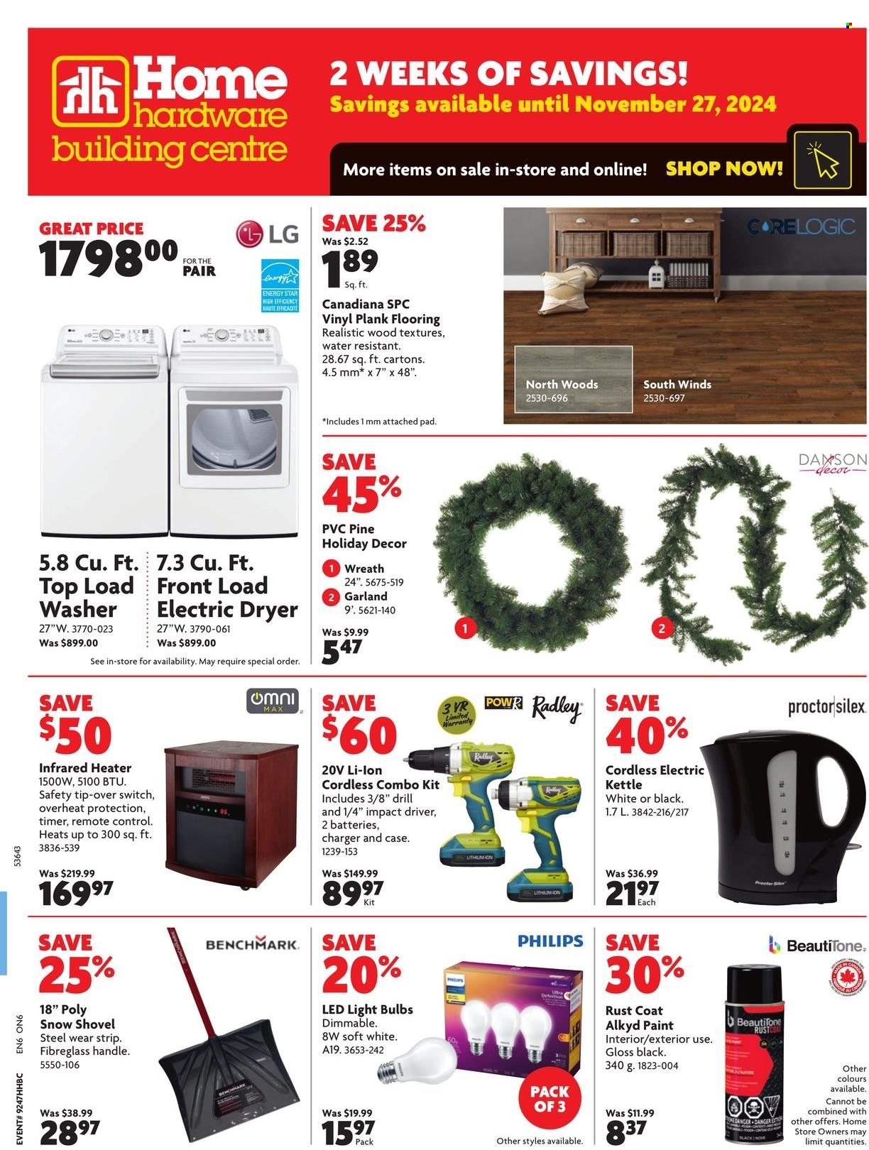 Home Hardware Building Centre flyer - November 21, 2024 - November 27, 2024. Page 1