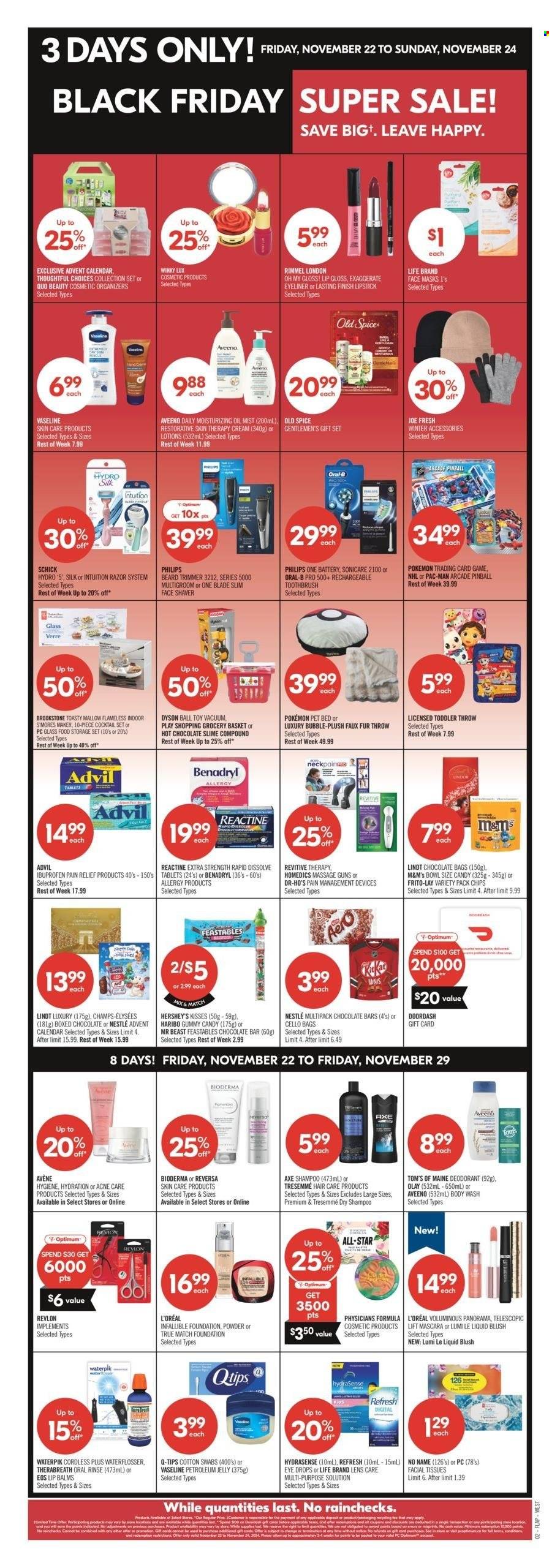 Shoppers Drug Mart flyer - November 22, 2024 - November 24, 2024. Page 1