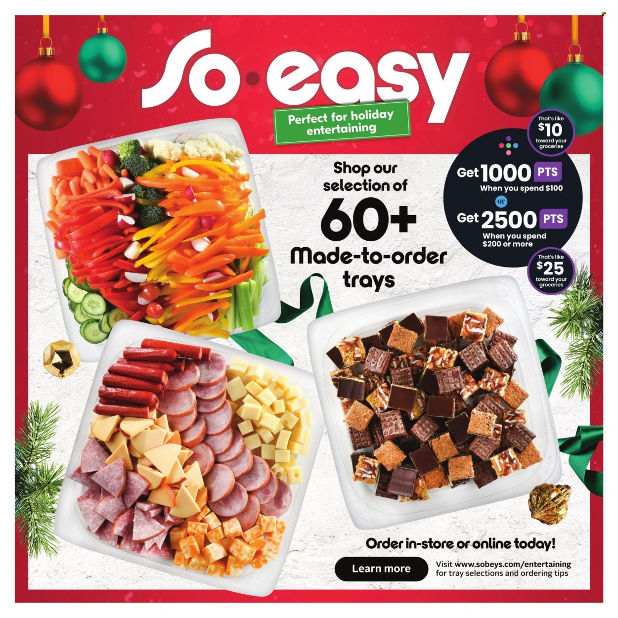 Sobeys flyer - November 21, 2024 - November 27, 2024. Page 1