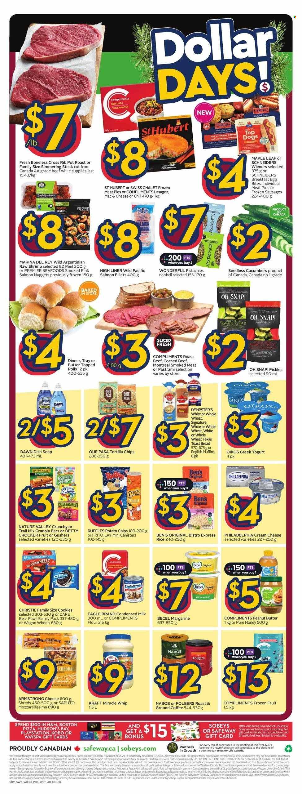 Sobeys flyer - November 21, 2024 - November 27, 2024. Page 1