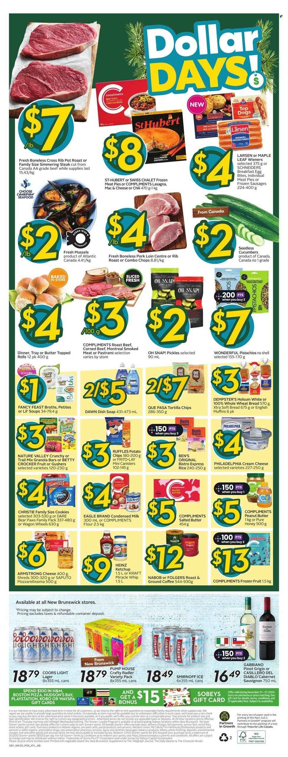 Sobeys flyer - November 21, 2024 - November 27, 2024. Page 1