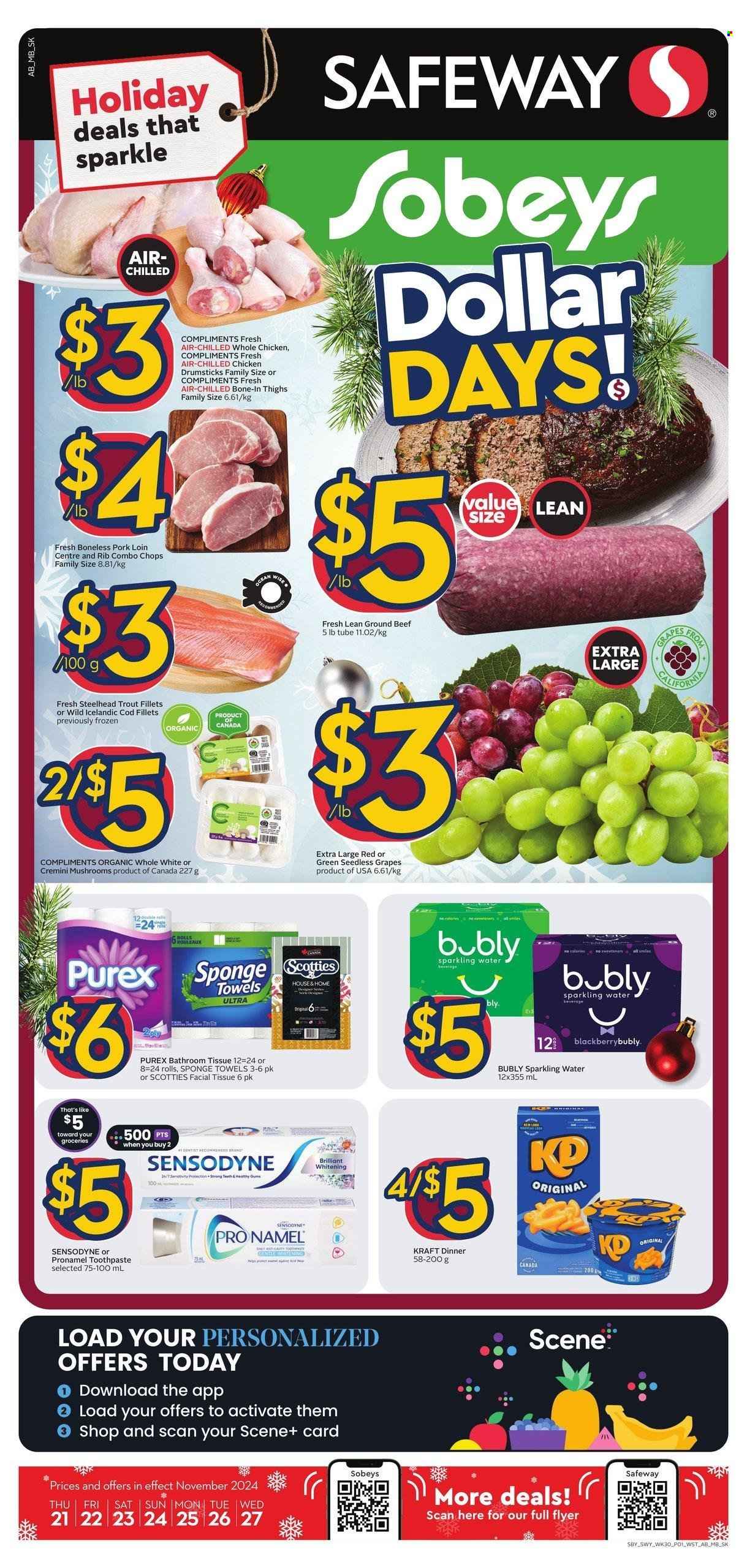 Sobeys flyer - November 21, 2024 - November 27, 2024. Page 1