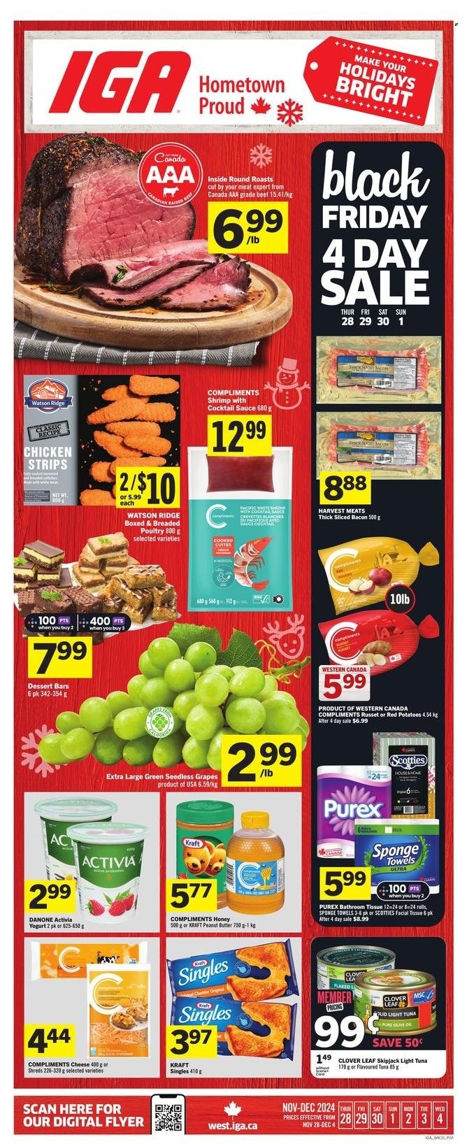 IGA flyer - November 28, 2024 - December 04, 2024. Page 1