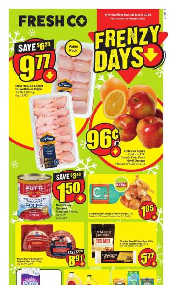 FreshCo. Flyer - November 28, 2024 - December 04, 2024.