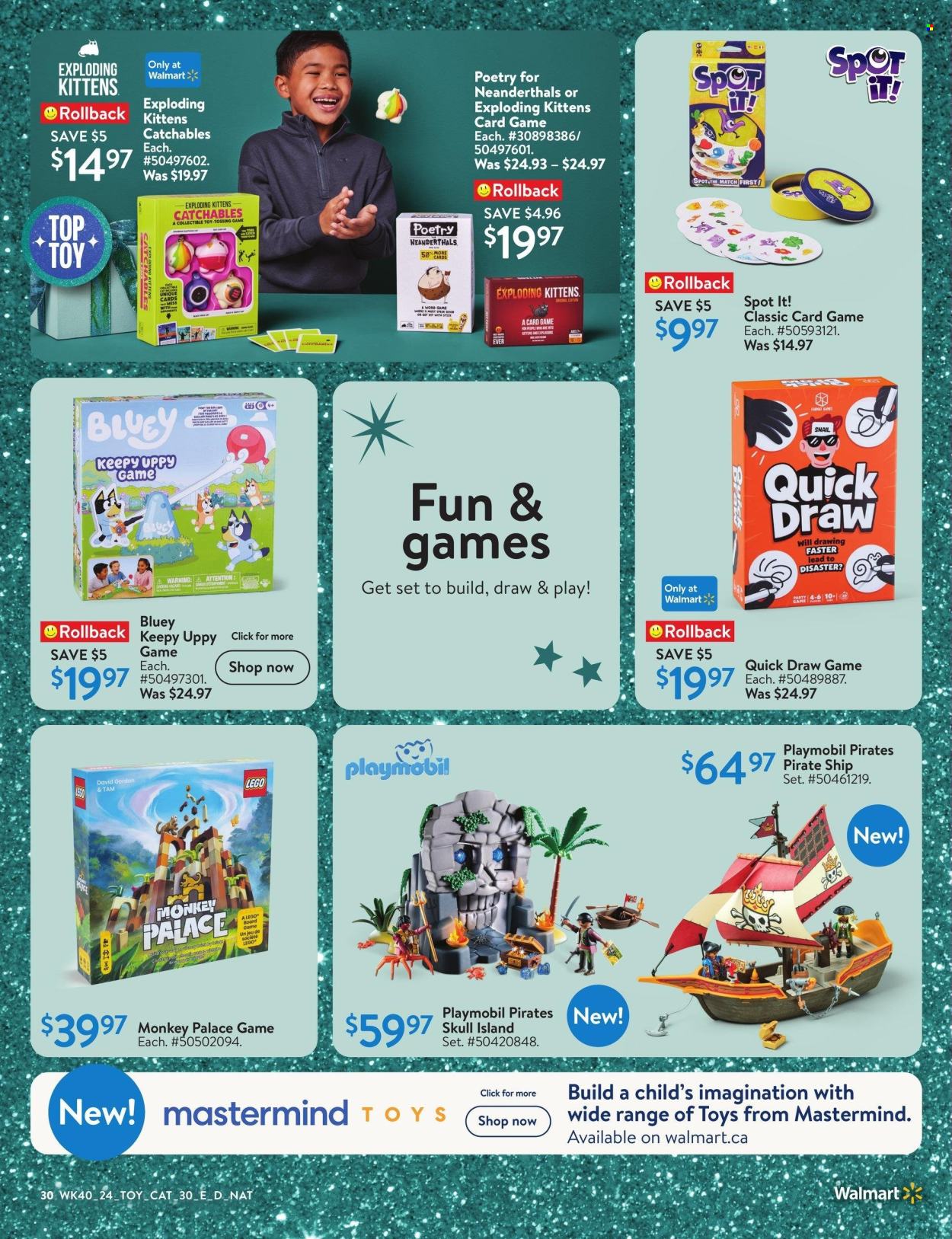 Walmart flyer - October 24, 2024 - December 24, 2024. Page 1