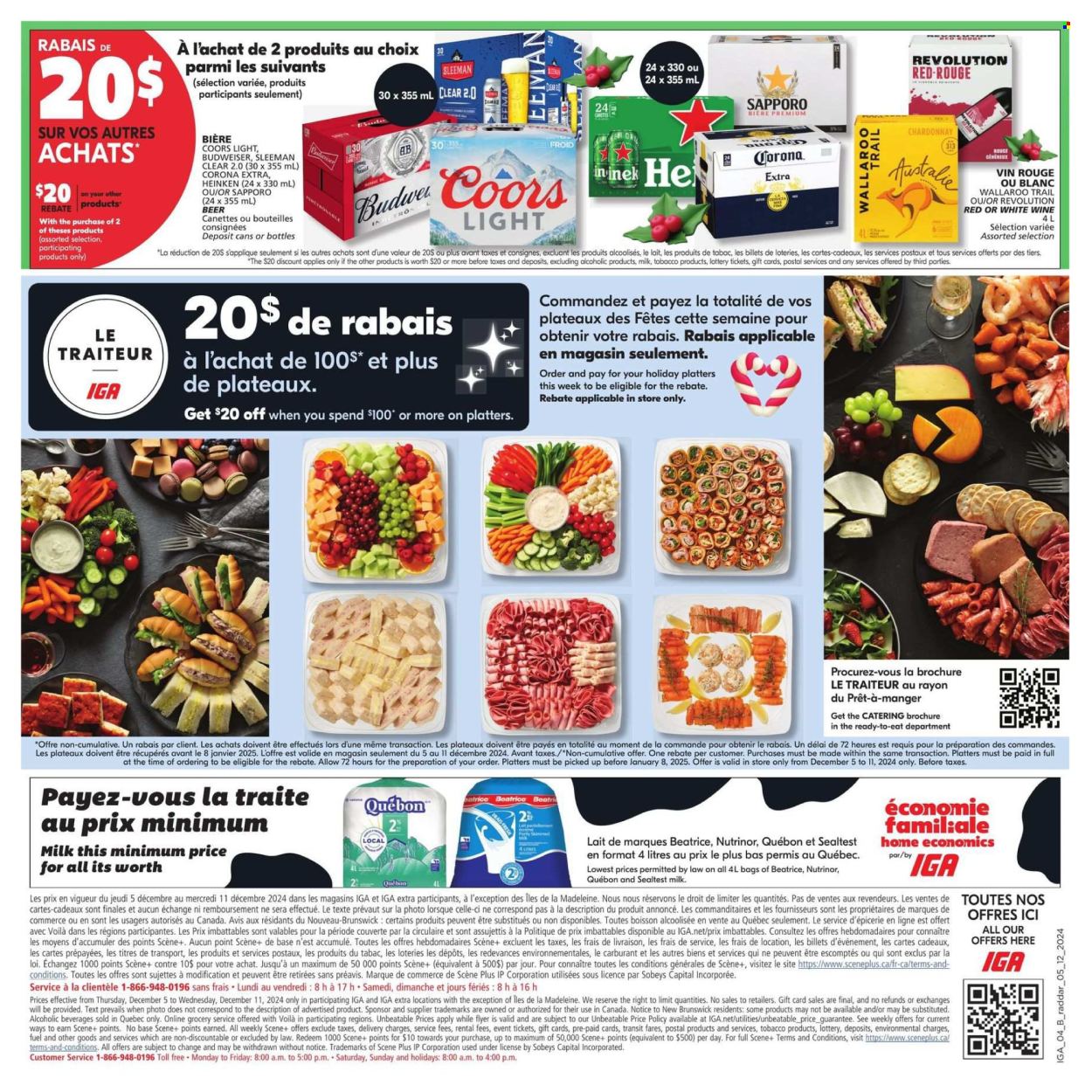 IGA flyer - December 05, 2024 - December 11, 2024. Page 1