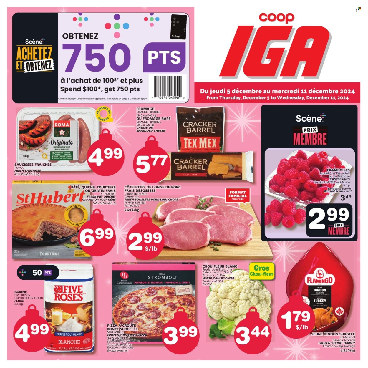 IGA flyer - December 05, 2024 - December 11, 2024. Page 1