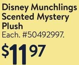 Disney Munchlings Scented Mystery Plush - Each. #50492997.