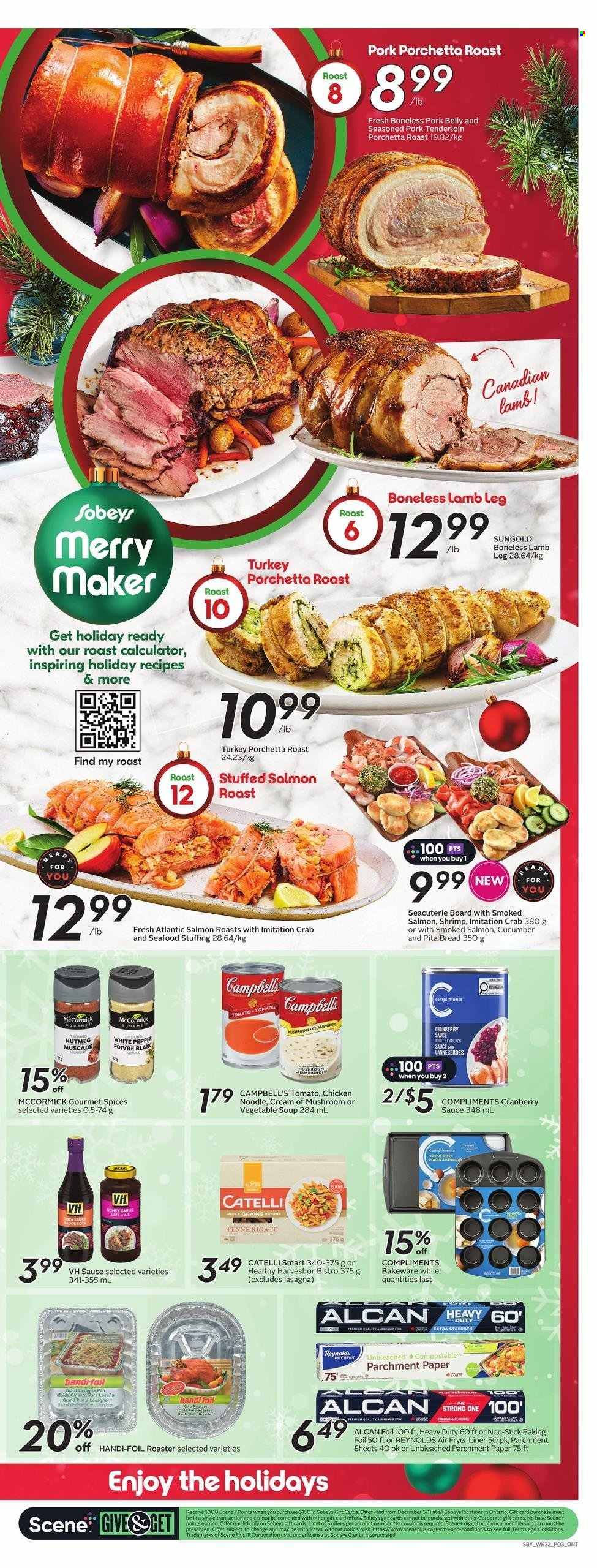 Sobeys Urban Fresh flyer - December 05, 2024 - December 11, 2024. Page 1