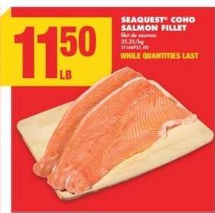 SEAQUEST® COHO SALMON FILLET - filet de saumon
25.35/kg