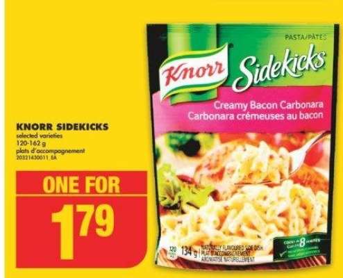 KNORR SIDEKICKS, 120-162 g - selected varieties

plats d'accompagnement