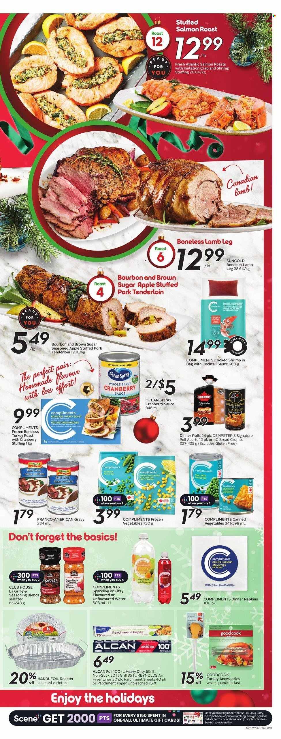 Sobeys flyer - December 12, 2024 - December 18, 2024. Page 1