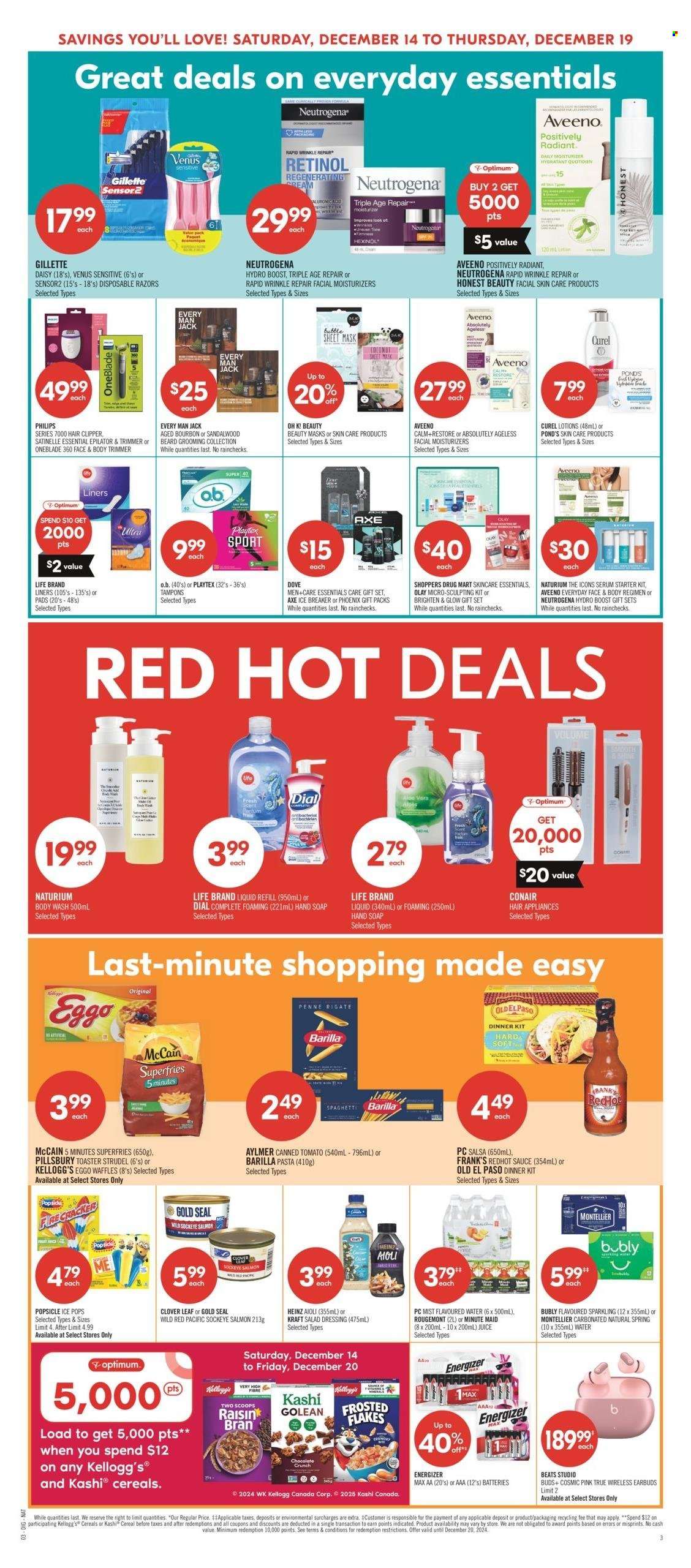 Shoppers Drug Mart flyer - December 14, 2024 - December 19, 2024. Page 1