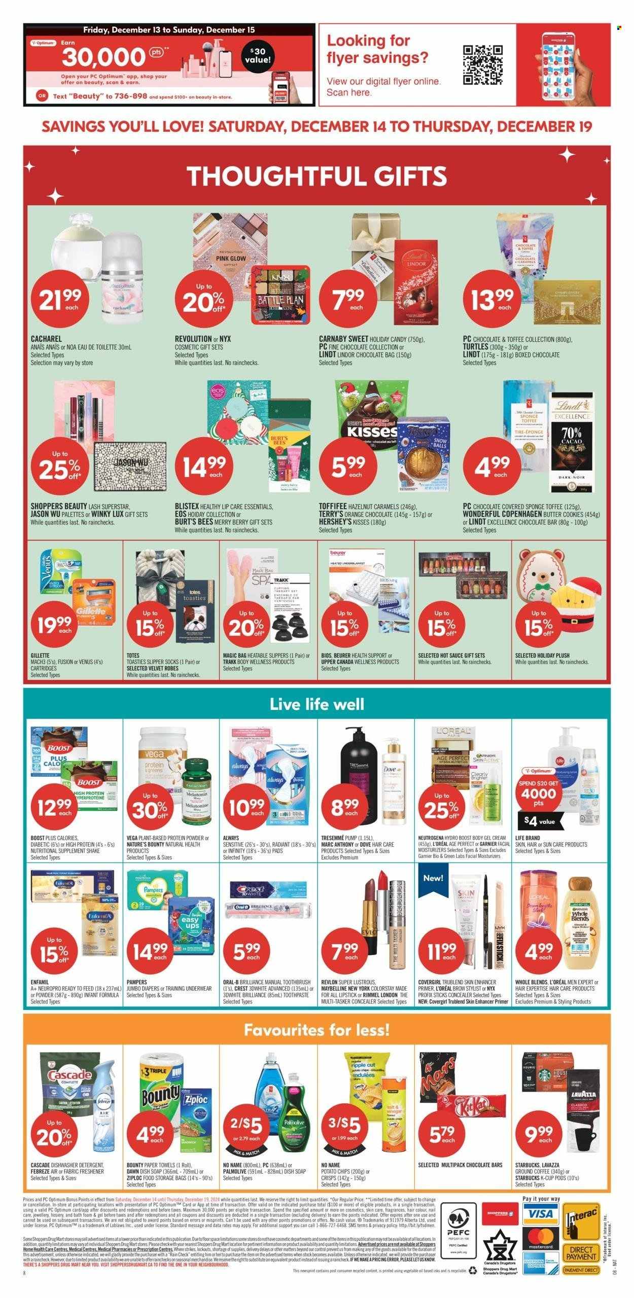 Shoppers Drug Mart flyer - December 14, 2024 - December 19, 2024. Page 1