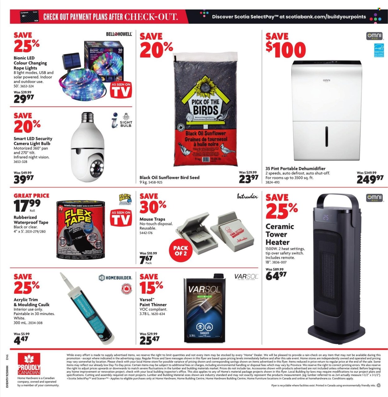 Home Hardware flyer - December 12, 2024 - December 18, 2024. Page 1