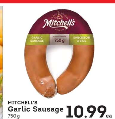 MITCHELL'S Garlic Sausage