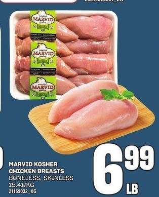 MARVID KOSHER CHICKEN BREASTS