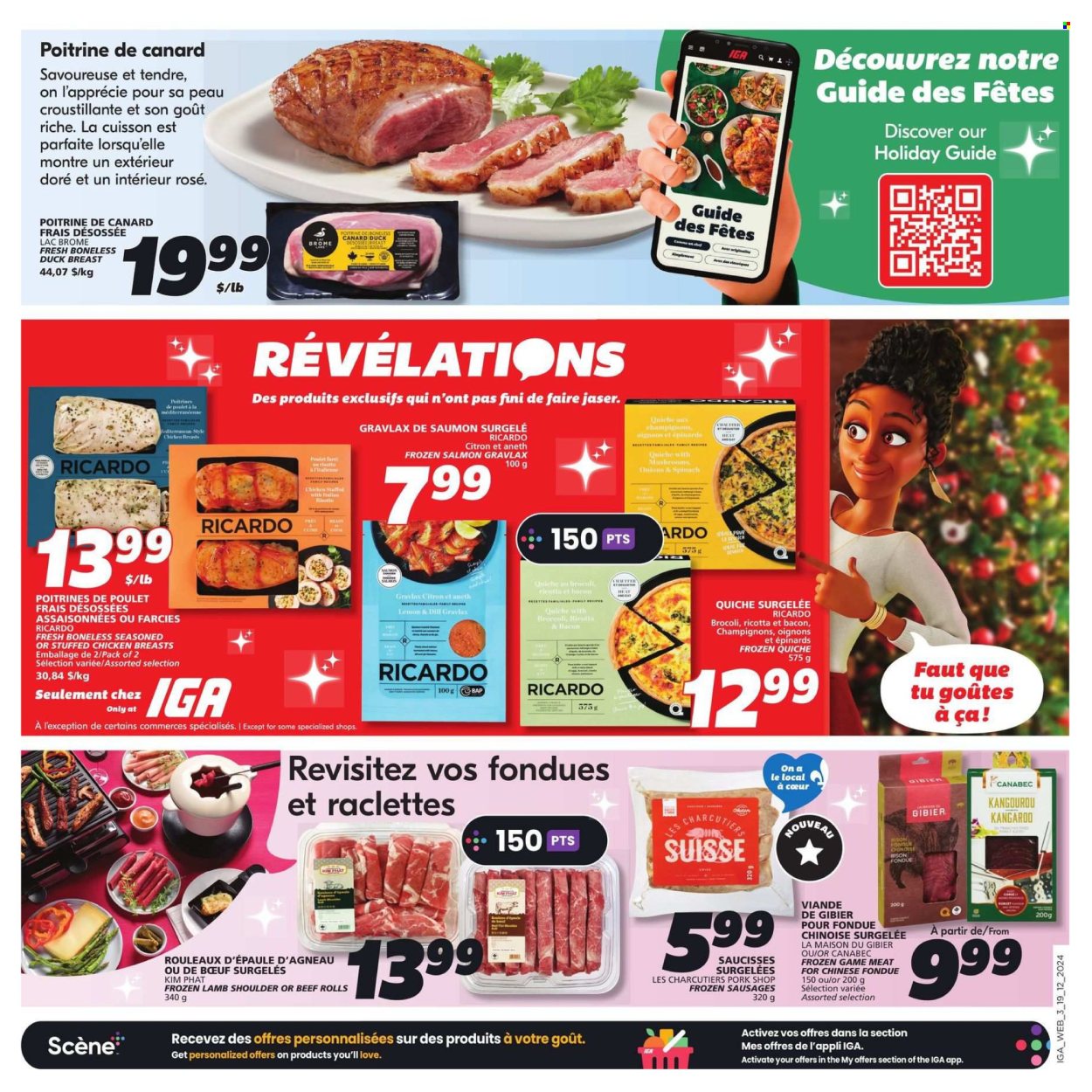 IGA flyer - December 19, 2024 - December 25, 2024. Page 1