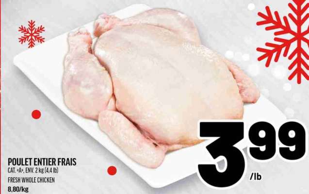 POULET ENTIER FRAIS