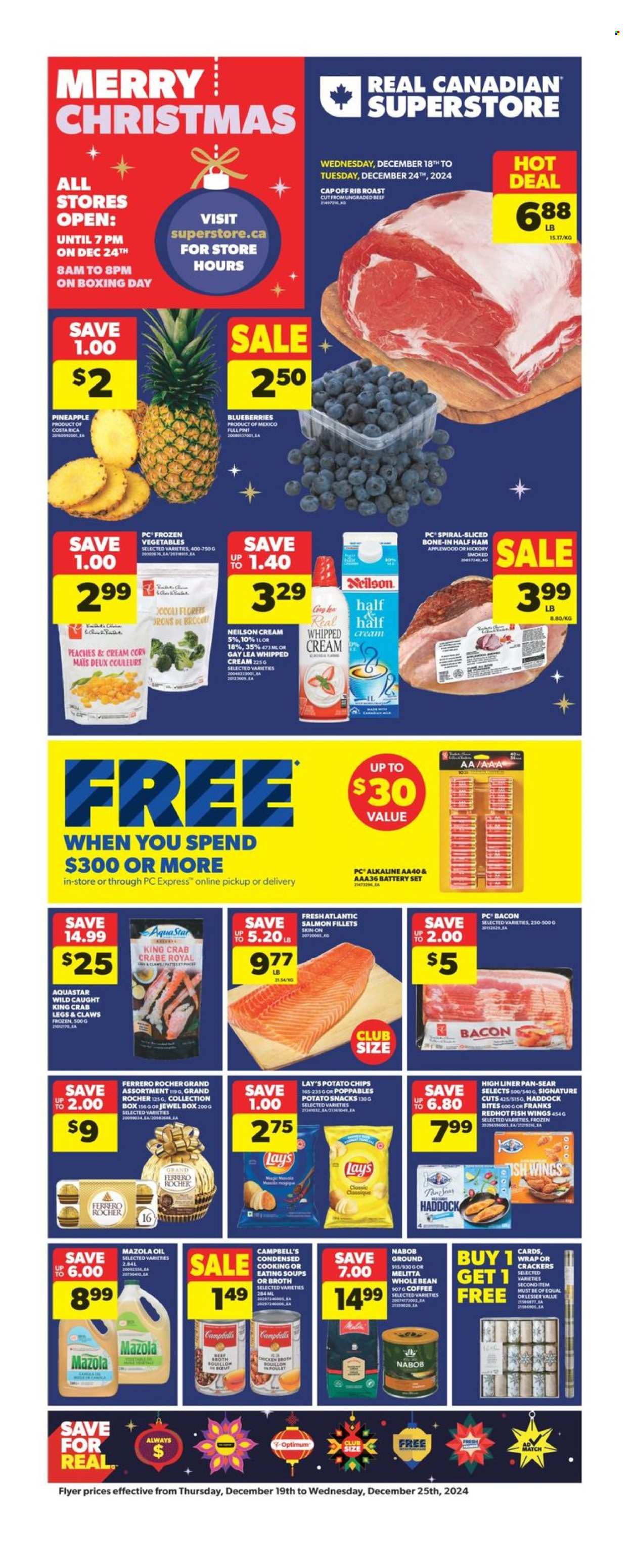 Real Canadian Superstore flyer - December 19, 2024 - December 25, 2024. Page 1