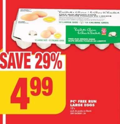 PC® FREE RUN LARGE EGGS 12' s - œufs de poules en liberté