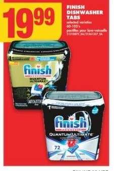 FINISH DISHWASHER TABS - selected varieties 60-105' s pastilles pour lave - vaisselle