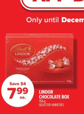 LINDOR CHOCOLATE BOX